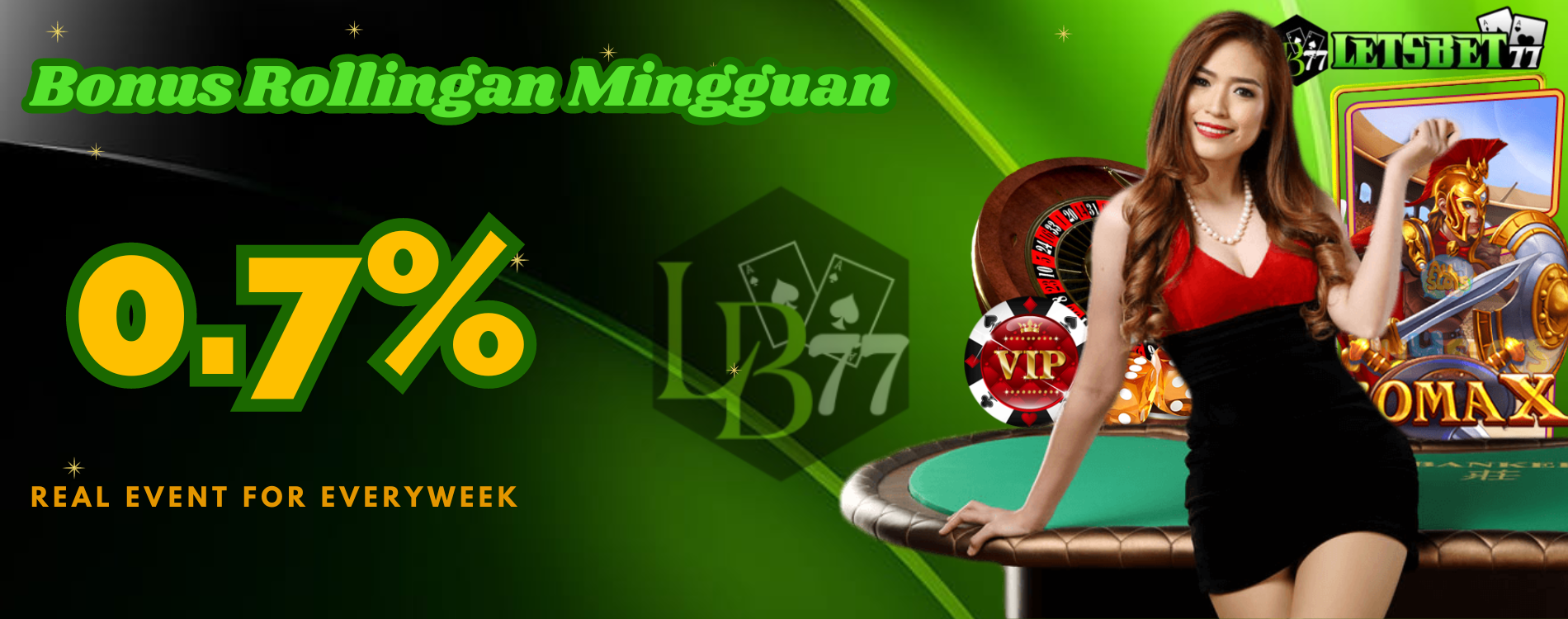 Bonus Rollingan Mingguan 0.7%