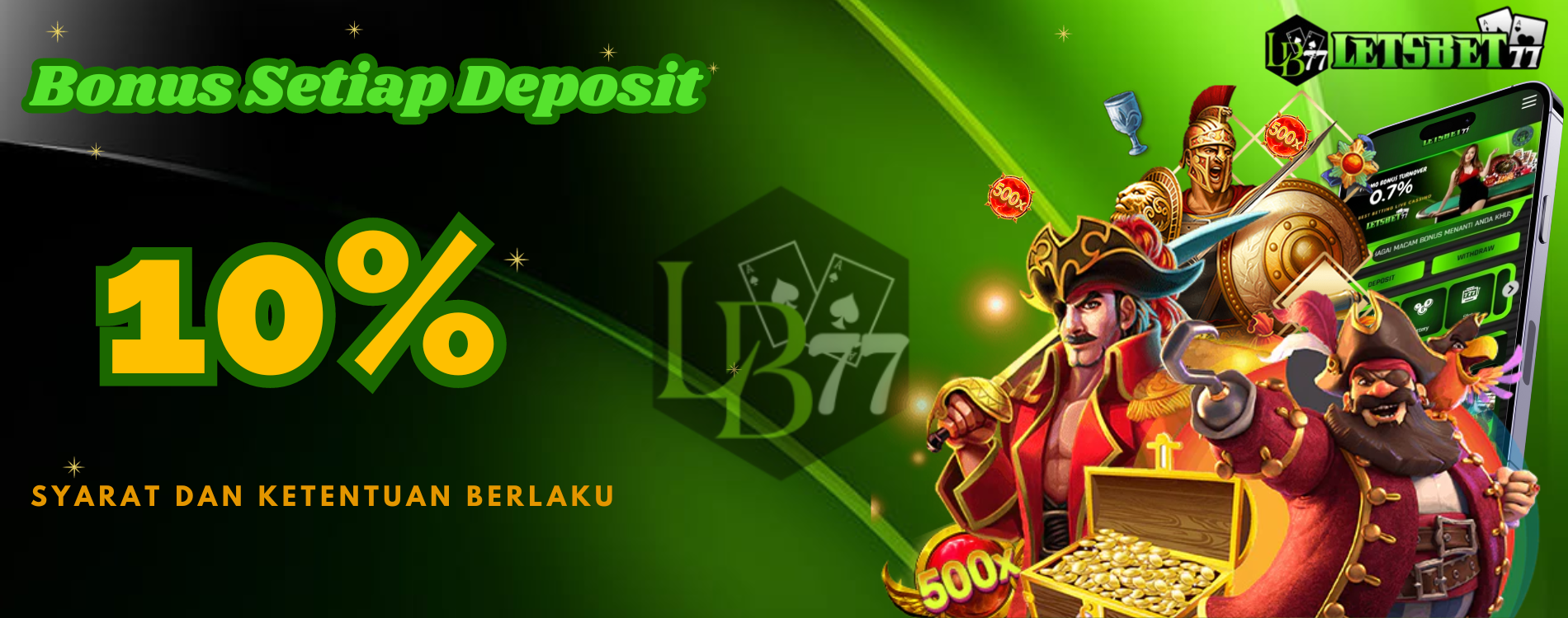 Bonus Setiap Deposit 10%